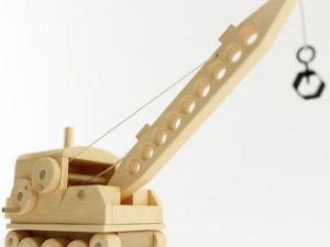 toy crane 3Dモデル