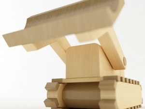 toy bulldozer 3D Model