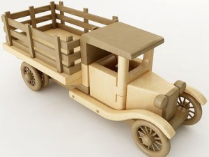 toy farm truck 3D Model