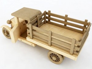 toy farm truck 3D Model
