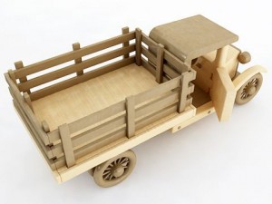 toy farm truck 3D Model