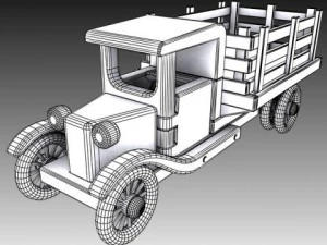 toy farm truck 3D Model