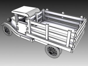toy farm truck 3D Model