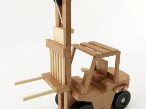 toy forklift 3D Model
