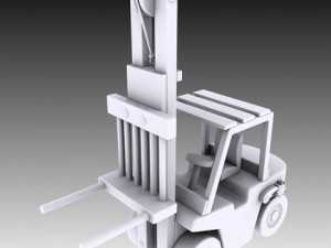 toy forklift 3D Model