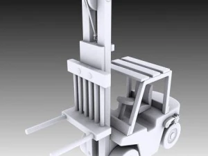 toy forklift 3D Model