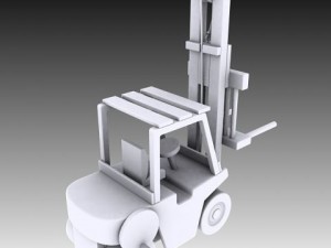 toy forklift 3D Model