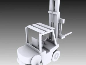 toy forklift 3D Model