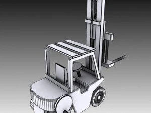 toy forklift 3D Model
