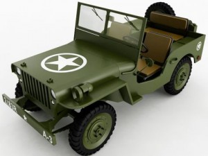 willys jeep 3D Model