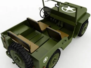willys jeep 3D Model