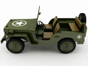 willys jeep 3D Model