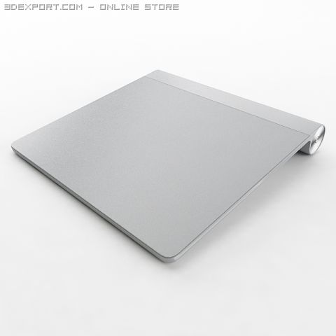 apple magic trackpad 3D Модель .c4d .max .obj .3ds .fbx .stl .blend 