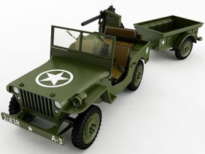 willys jeep collection 3Dモデル