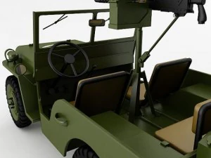 willys jeep collection 3D Model
