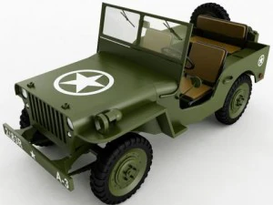 willys jeep collection 3D Model