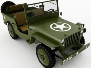 willys jeep collection 3D Model