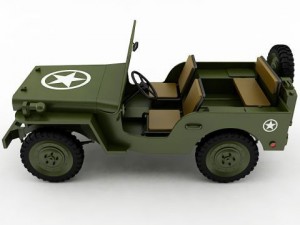 willys jeep collection 3D मॉडल