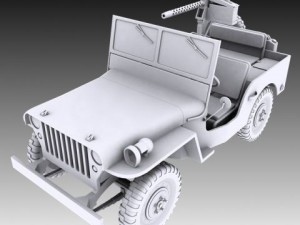 willys jeep collection 3D मॉडल