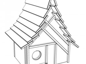 birdhouse 3D मॉडल
