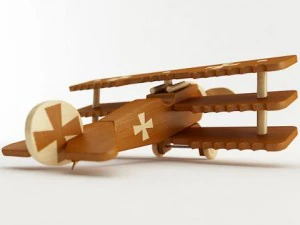 toy fokker dr1 3D Model