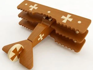 toy fokker dr1 3D Model