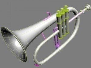 flugelhorn Model 3D