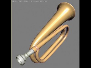 bugle 3D Modell