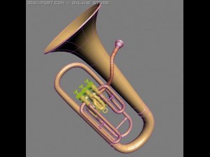 euphonium Modelo 3D