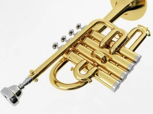 piccolo trumpet 3D Model
