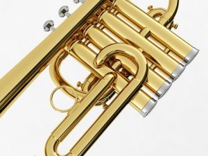 piccolo trumpet Model 3D