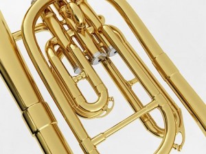 alto horn Modèle 3D