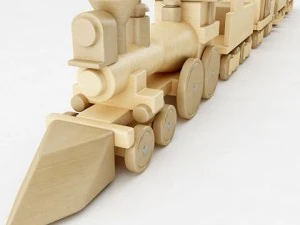 the general toy train 3D Model