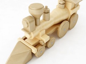 the general toy train 3D मॉडल