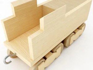 the general toy train 3D Model