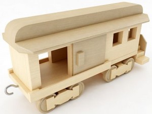 the general toy train 3D मॉडल