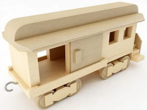 the general toy train 3D Model