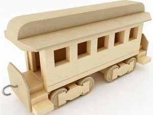 the general toy train 3D Model