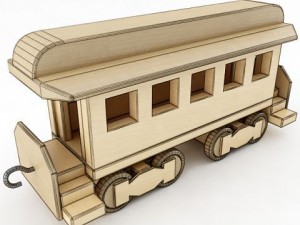 the general toy train 3D मॉडल
