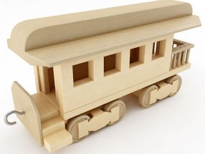 the general toy train 3D मॉडल