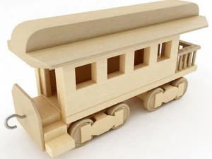 the general toy train 3D Model