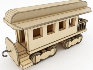 the general toy train 3D मॉडल