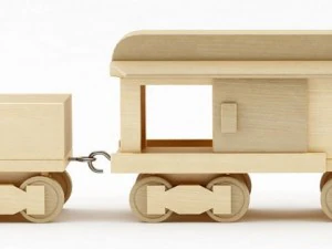 the general toy train 3D Model