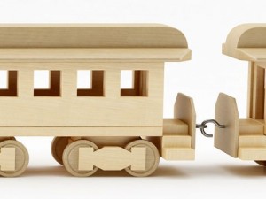 the general toy train 3D मॉडल