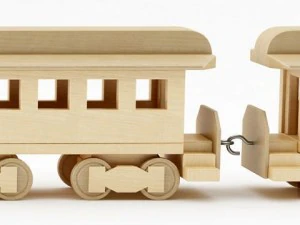 the general toy train 3D Model