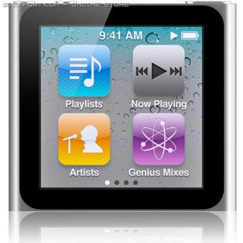 ipod nano 6g 3D Model .c4d .max .obj .3ds .fbx .stl .blend 