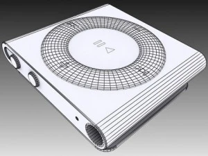 ipod shuffle 4g 3D Model