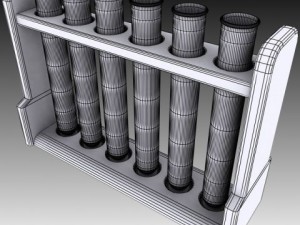 test tubes 3D Модель