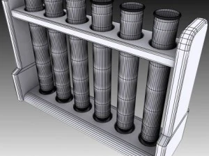 test tubes 3D Model