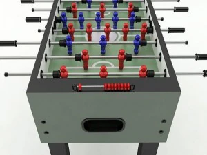 foosball table 3D Model